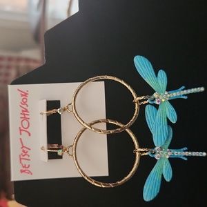 Betsey Johnson Butterfly Earrings 🦋